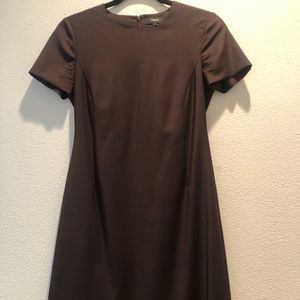 NWOT Theory 100% wool plum mini dress, size 0